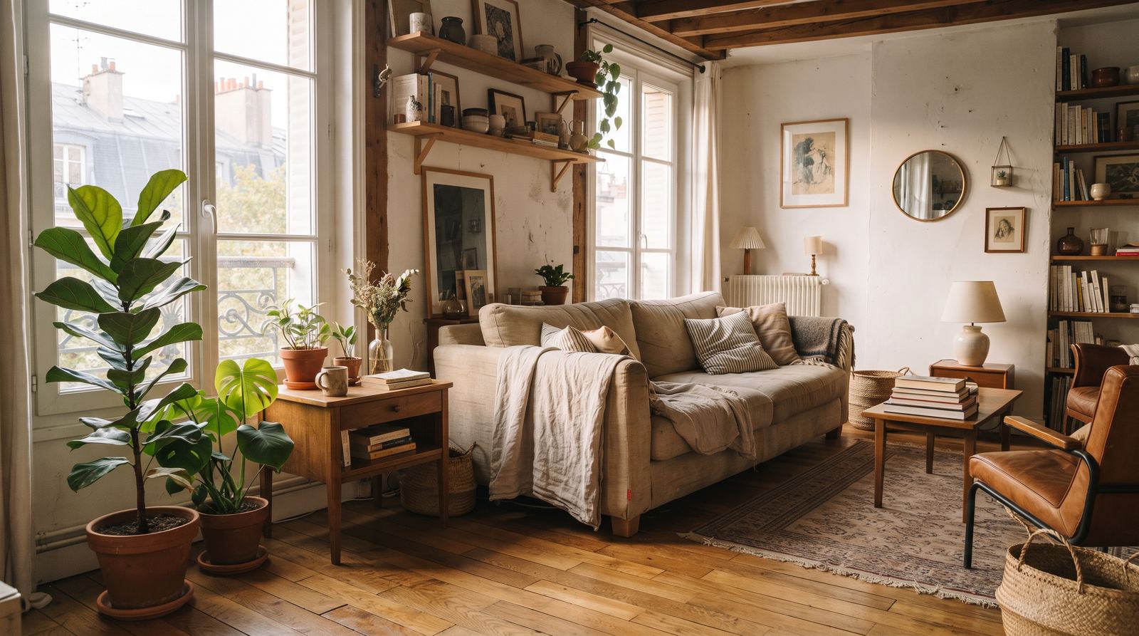Agent immobilier — Après : Ce que le moteur fait (Même lieu, photo améliorée)