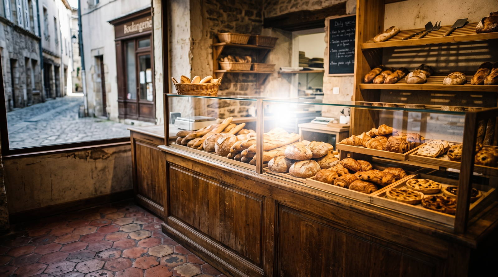 Boulangerie-pâtisserie — Avant : Photo téléphone (Comme vos clichés, avant le moteur)