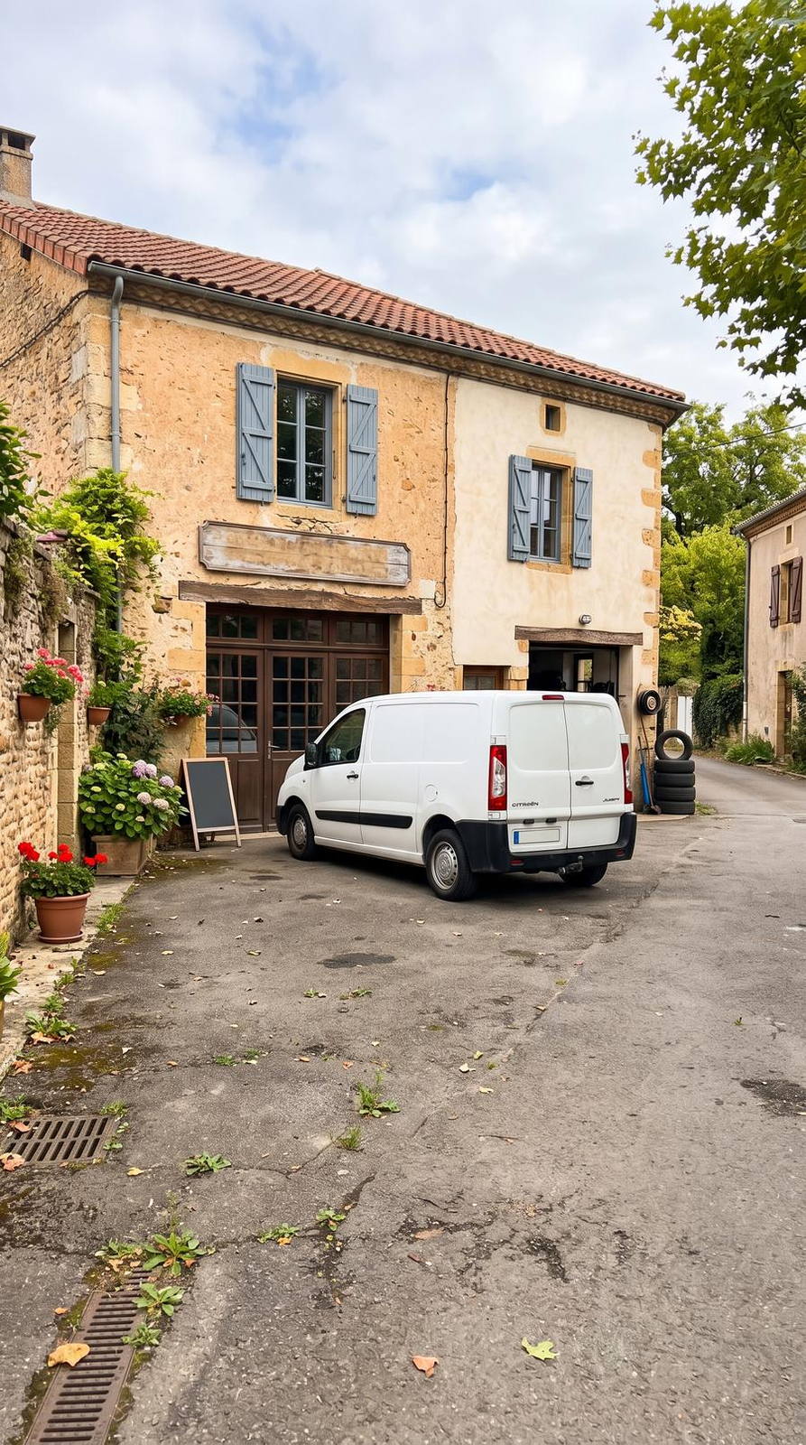 Concession automobile — variante Utilitaires, cadrage vertical 9:16 (exemple MOTIONEST)