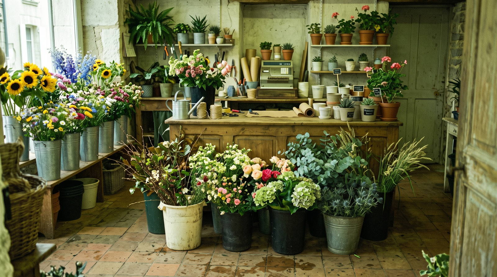 Fleuriste — Avant : Photo téléphone (Comme vos clichés, avant le moteur)