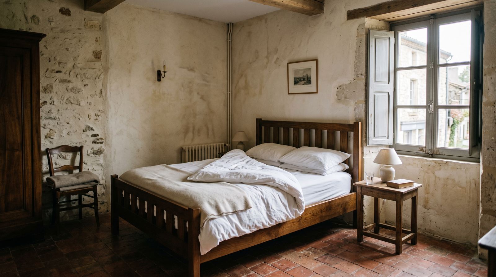 Hôtel indépendant — Après : Ce que le moteur fait (Même lieu, photo améliorée)