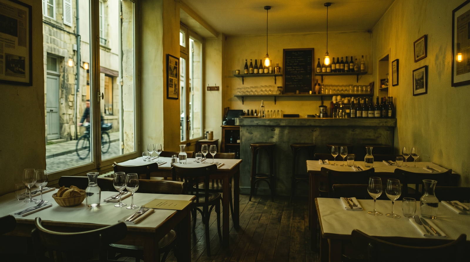 Restaurant — Avant : Photo téléphone (Comme vos clichés, avant le moteur)
